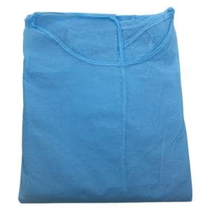 Isolation Gown Spunbonded / Meltblown / Spunbonded SMS Universal Blue 50/Ca