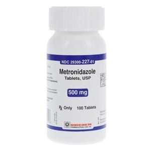 Metronidazole Tablets 500mg Bottle 100/Bottle Each