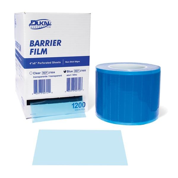 Barrier Film 4 in x 6 in Clear 12/Ca