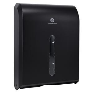 Georgia Pacific Paper Towel Dispenser Black Plastic Ea