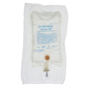 Injectable Solution Dextrose 5%/Water 500mL Bag Ea