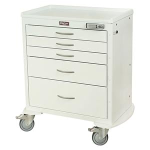 Crash Cart Emergency M-Series 22x36.75x37.25" (5) Drawer Elctrnc Kypd Lk Ea