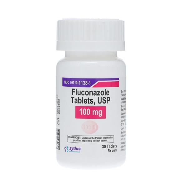 Fluconazole Tablets 100mg Bottle 30/Bottle Each