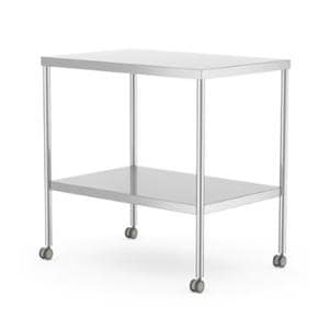 Instrument Table 36x20x34" 2" Swivel Casters