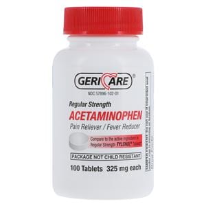 Acetaminophen Tablets 325mg 100/Bt