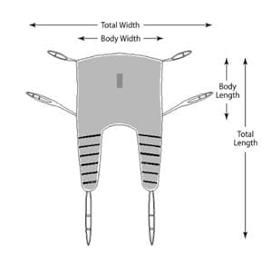 SURELIFT Universal Sling 400lb Capacity Large Mesh