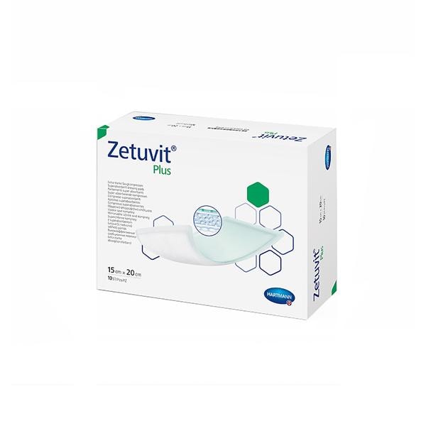 Zetuvit Plus Non-Woven Wound Dressing 6x8" Sterile Rctngl Non-Bordered Spr Abs