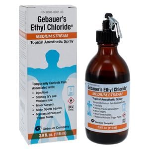 Ethyl Chloride Topical Spray Medium Stream Bottle 3.9oz 4/Pk