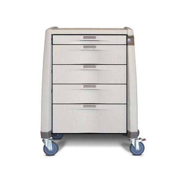 Medical Cart 43x24x31" (5) Drawer Keyless Lock