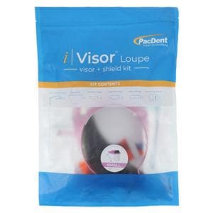 iVisor Loupe Visor & Shield Small Pink Reusable Ea