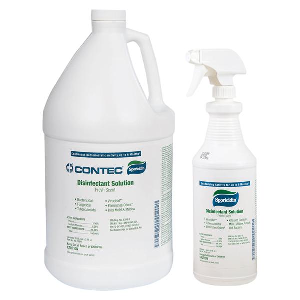 Disinfectant Surface Sporicidin Refil Bottle Fresh Scent 1 Gallon 1/Bt, 4 BT/CA