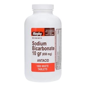 Sodium Bicarbonate Tablets 650mg 1000/Bt