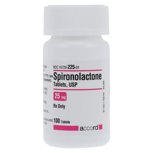 Spironolactone Tablets 25mg Bottle 100/Bottle Each