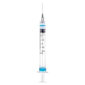 Sol-Care Safety Needle/ Syringe 25gx1" 1mL Safety Low Dead Space 25/Bx