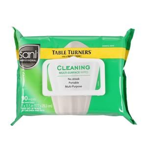 Table Turners Multisurface Wipe Disinfectant Standard Pack 90/Pk