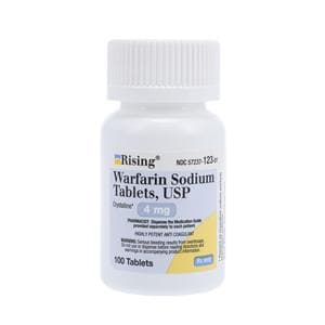 Warfarin Sodium Tablets 4mg Bottle 100/Bt