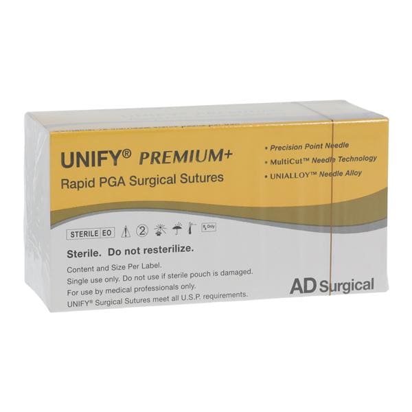 Unify Premium + Suture 4-0 18" RPGA Braid P-13 Undyed 12/Bx