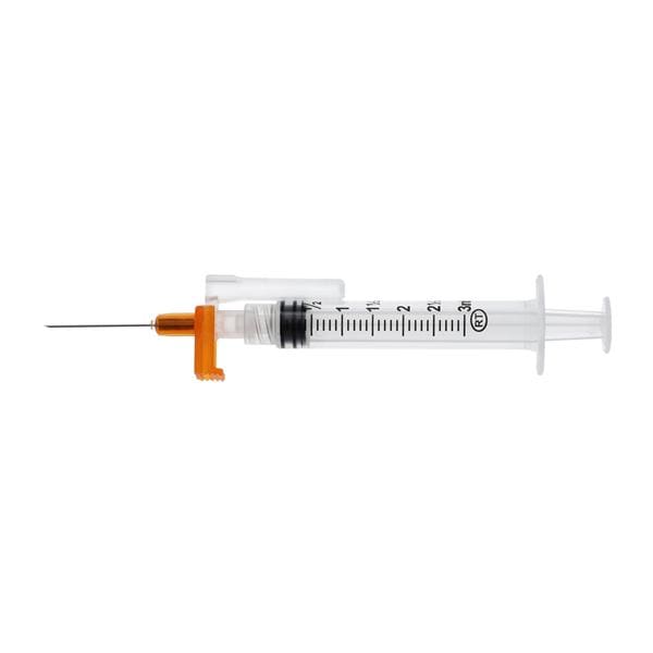 Needle/Syringe 3mL 25gx1" EasyPoint Safety Device 50/Bx, 8 BX/CA