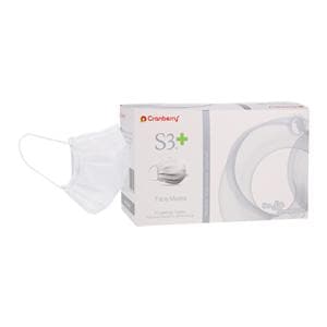 S3+ Mask ASTM Level 3 White 50/Bx, 8 BX/CA