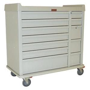 Medication Cart 5" Ball-Bearing Rubber Caster (12) Drawer