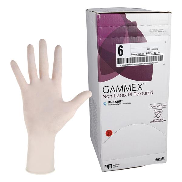 Gammex Polyisoprene Surgical Gloves 6 White, 4 BX/CA