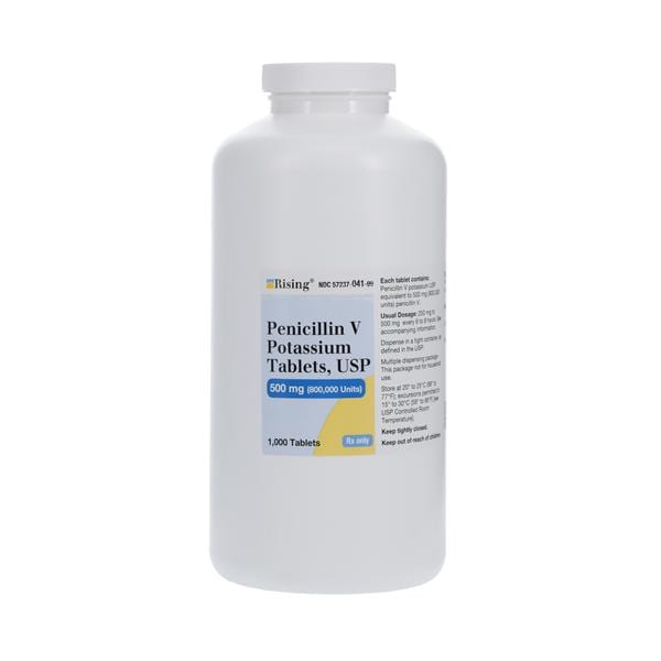 Penicillin V Potassium Tablets 500mg Bottle 1000/Bottle