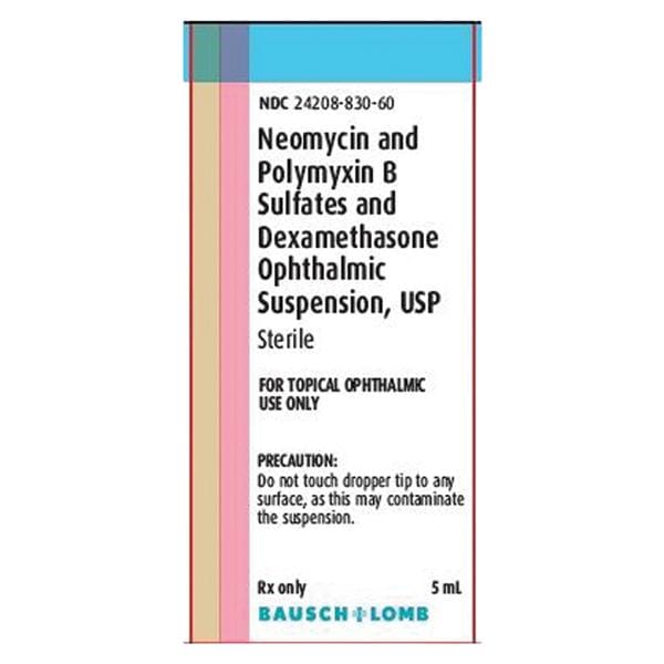 Neomycin/Polymyxin B Sulfate/Dexamethasone Ophthalmic Suspension Btl 5mL 5mL/Bt