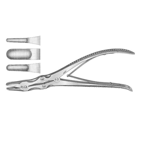 Leksell Orthopedic Rongeur Slightly Curved Stainless Steel Reusable Ea