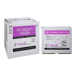 Capt-All Amalgam Separator HVE Tips White 25/Bx