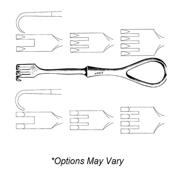 Volkman Surgical Retractor 8-1/2" Reusable Ea