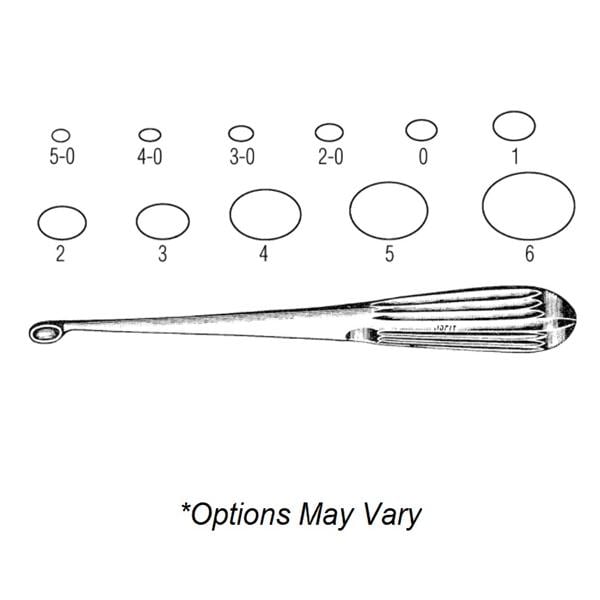 Bruns Orthopedic Curette 8" Reusable Ea