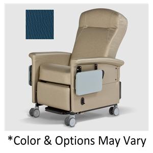 Ascent II XL Medical Recliner Powder-Coated Steel Frame 500lb Pwr ClnlBl Ea