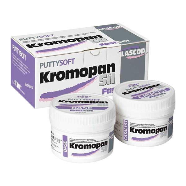 KromopanSil Impression Material Pty Sft Nrml St 600 mL 50SA Mint Bse/Ctlyst 2/Bx