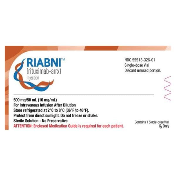 Riabni Injection 500mg SDV 50mL Each