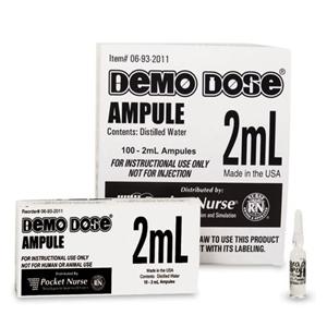 Demo Dose Simulated Ampule 100/Bx