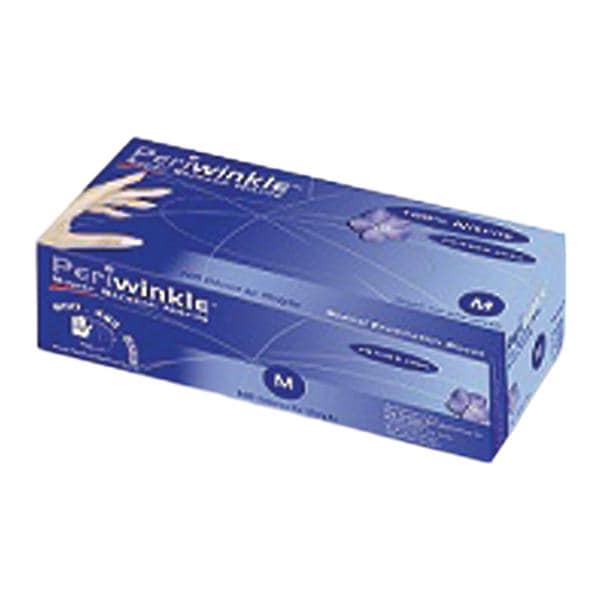 Periwinkle Nitrile Exam Gloves X-Small Blue Non-Sterile