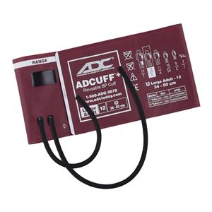 Adcuff+ 1 Piece BP Cuff Burgandy Not Made With Natural Rubber Latex Ea