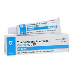 Triamcinolone Acetonide Topical Ointment 0.025% Tube 15gm Each