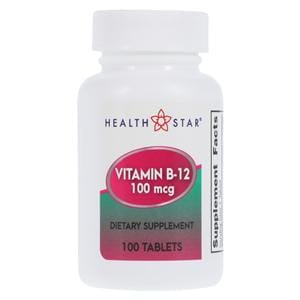 Vitamin B-12 Adult Tablets 100mcg 100/Bt