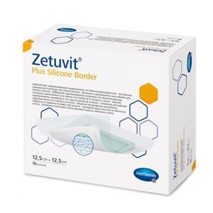 Zetuvit Plus Silicone Bordered Dressing 4x4" Square Absorbent LF