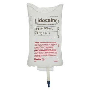 Lidocaine HCl in 5% Dextrose Injection 2gm/Bag 4mg/mL Bag 500mL 18/Ca