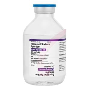 Foscarnet Sodium Injection 24mg/mL SDV 250mL Each