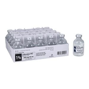 Lidocaine HCl Injection 1% Preservative Free SDV 30mL 25/Package