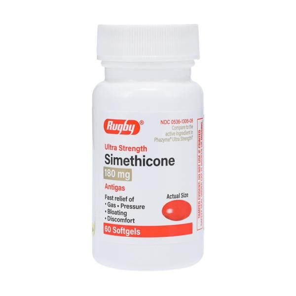 Simethicone Softgels 180mg 60/Bt