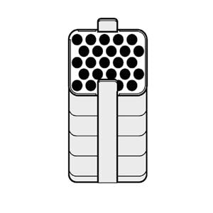 Centrifuge Adapter For 12 f/Vials 7-17mL A-4-62 Ea