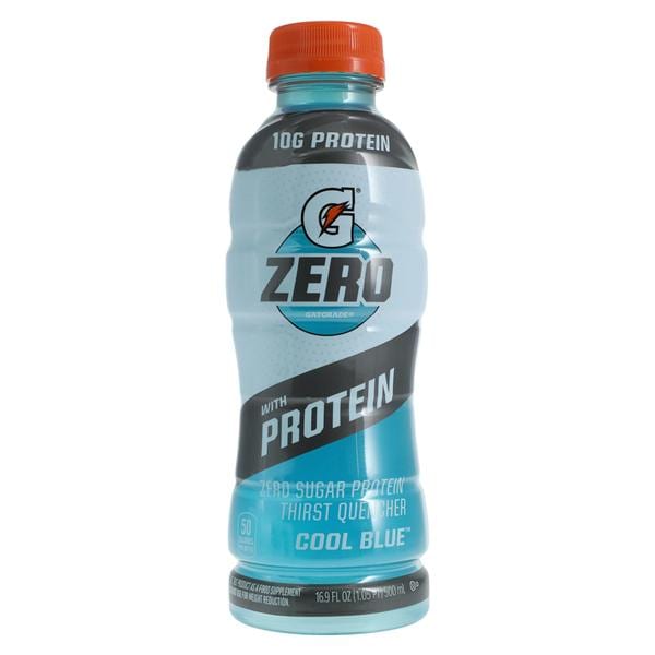 Gatorade G ZERO Protein Drink Protein Cool Blue Bottle 12/Ca