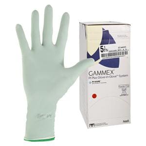 Gammex Polyisoprene Surgical Gloves 5.5 White / Green, 4 BX/CA