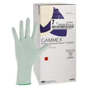 Gammex Polyisoprene Surgical Gloves 7 White / Green, 4 BX/CA