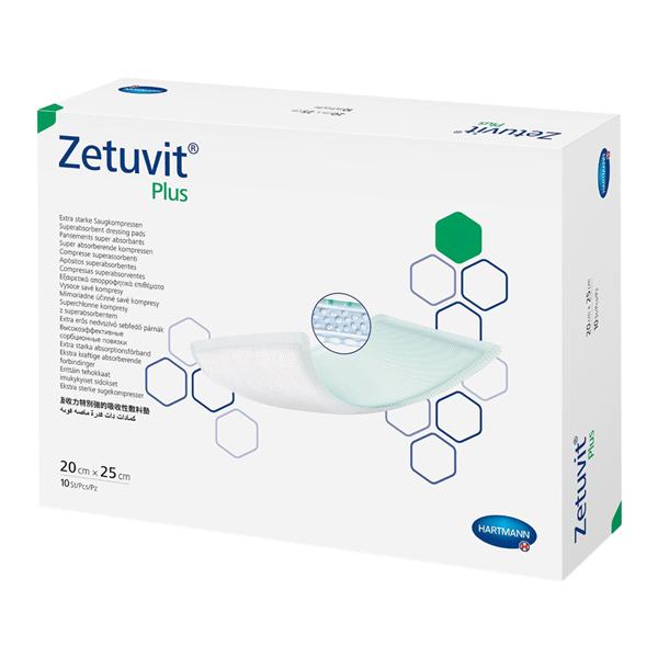 Zetuvit Plus Silicone Wound Dressing 8x10" Rectangle