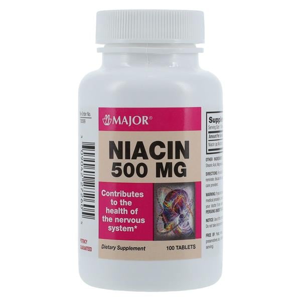 Niacin ER Tablets 500mg 100/Bt